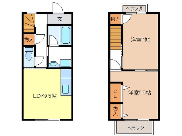 メゾネットゆきの物件間取画像